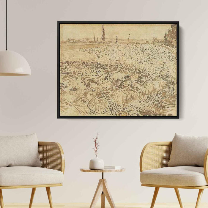 Wheat Field (1888) by Vincent van Gogh - Canvas Artwork