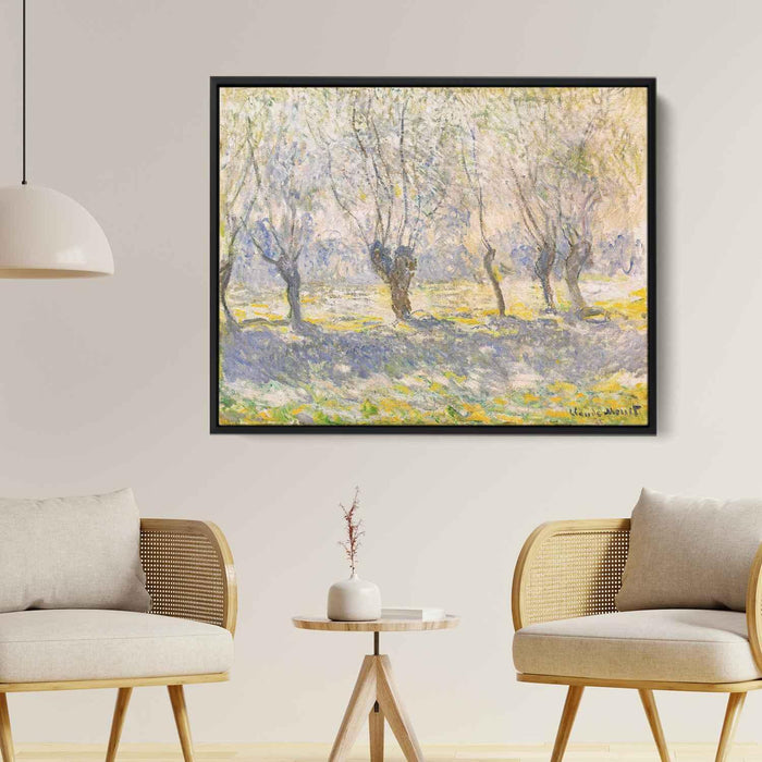 Willows, Giverny by Claude Monet - Canvas Artwork