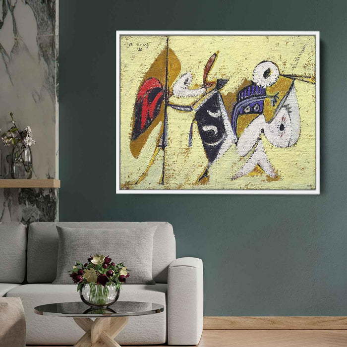 Battle at Sunset with the God of Maize (Composition No. 1) (1936) by Arshile Gorky - Canvas Artwork