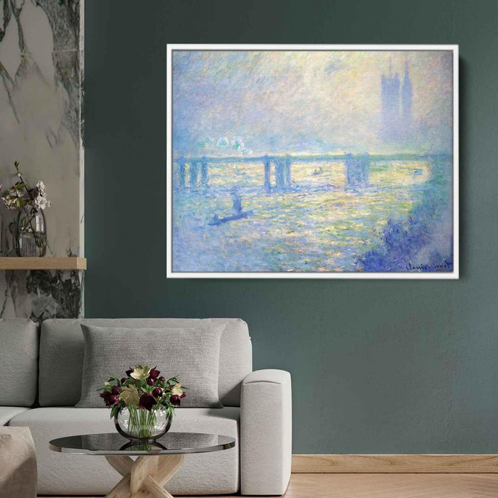 Charing Cross Bridge 03 (1899) by Claude Monet - Canvas Artwork