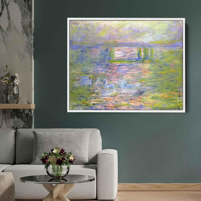 Charing Cross Bridge 2 (1901) by Claude Monet - Canvas Artwork