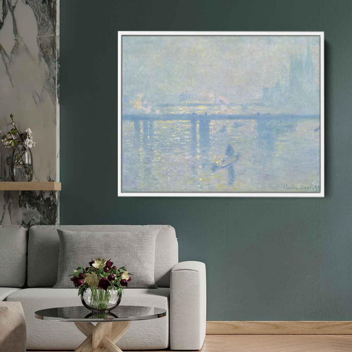 Charing Cross Bridge (1899) by Claude Monet - Canvas Artwork