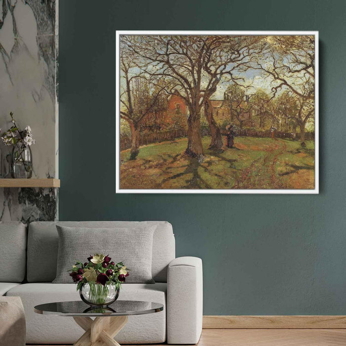 Chestnut Trees, Louveciennes, Spring by Camille Pissarro - Canvas Artwork