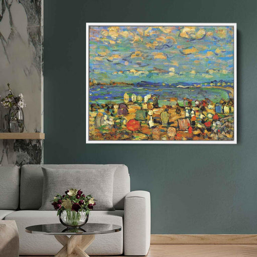 Crescent Beach (also known as Crescent Beach, St. Malo) by Maurice Prendergast - Canvas Artwork