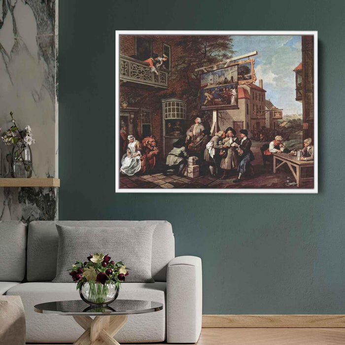 Election Propaganda (1755) by William Hogarth - Canvas Artwork