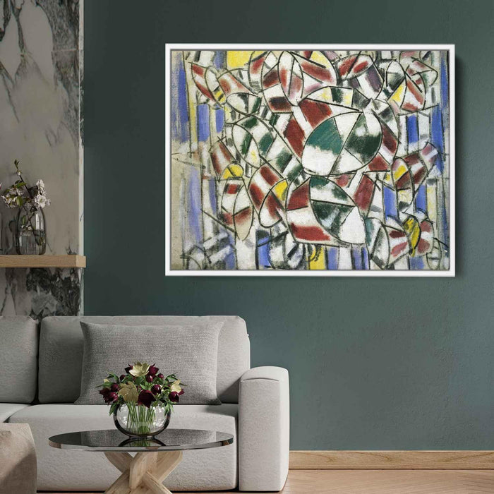 Geometric standards (1913) by Fernand Leger - Canvas Artwork