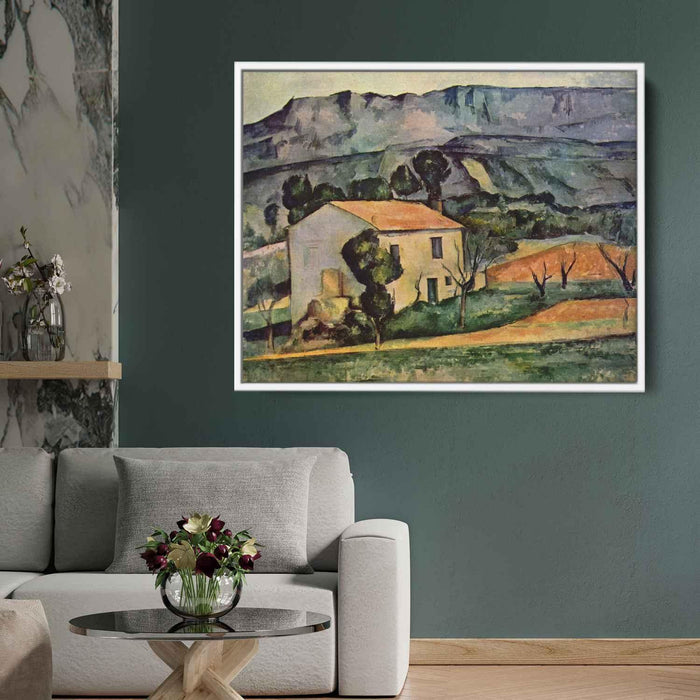 Houses in Provence, near Gardanne by Paul Cezanne - Canvas Artwork