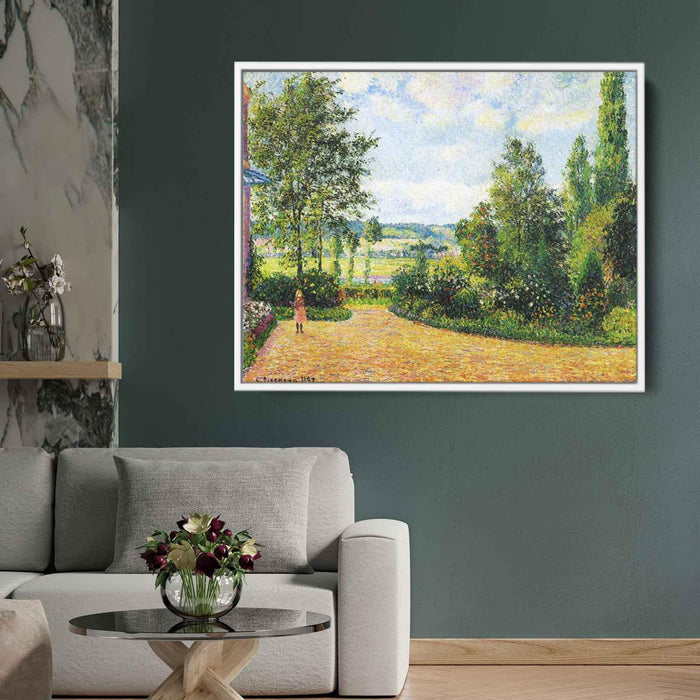 Mirbeau's Garden, the Terrace by Camille Pissarro - Canvas Artwork