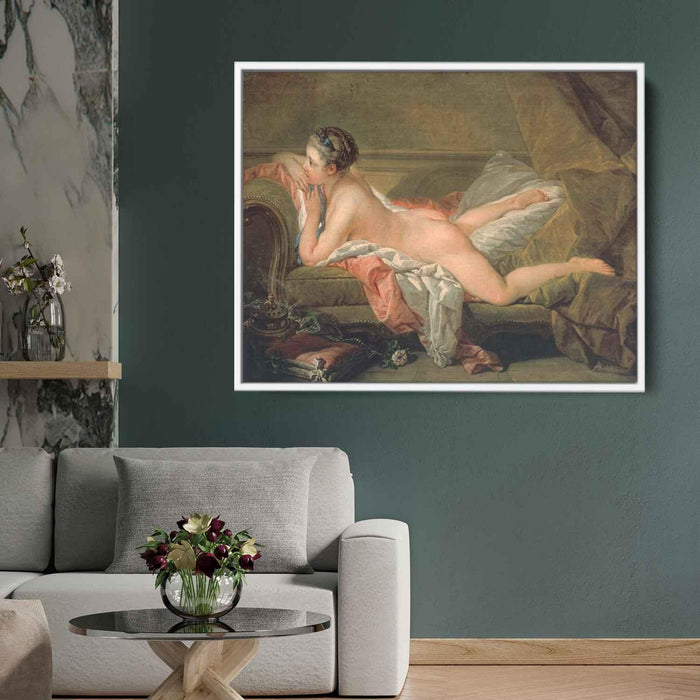 Portrait of Marie-Louis O’Murphy (Nude on a Sofa) (1752) by Francois Boucher - Canvas Artwork