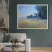 Oat and Poppy Field, Giverny by Claude Monet - Canvas Artwork