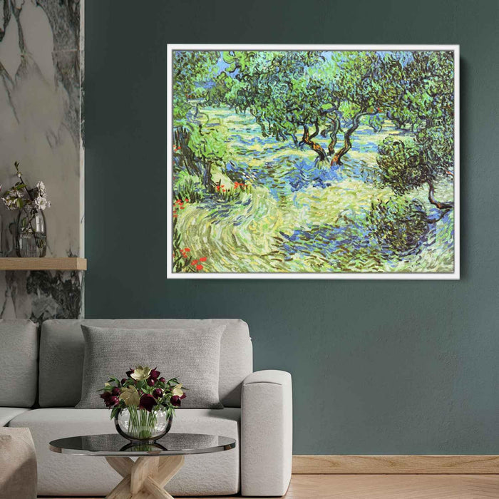 Olive Grove - Bright Blue Sky (1889) by Vincent van Gogh - Canvas Artwork