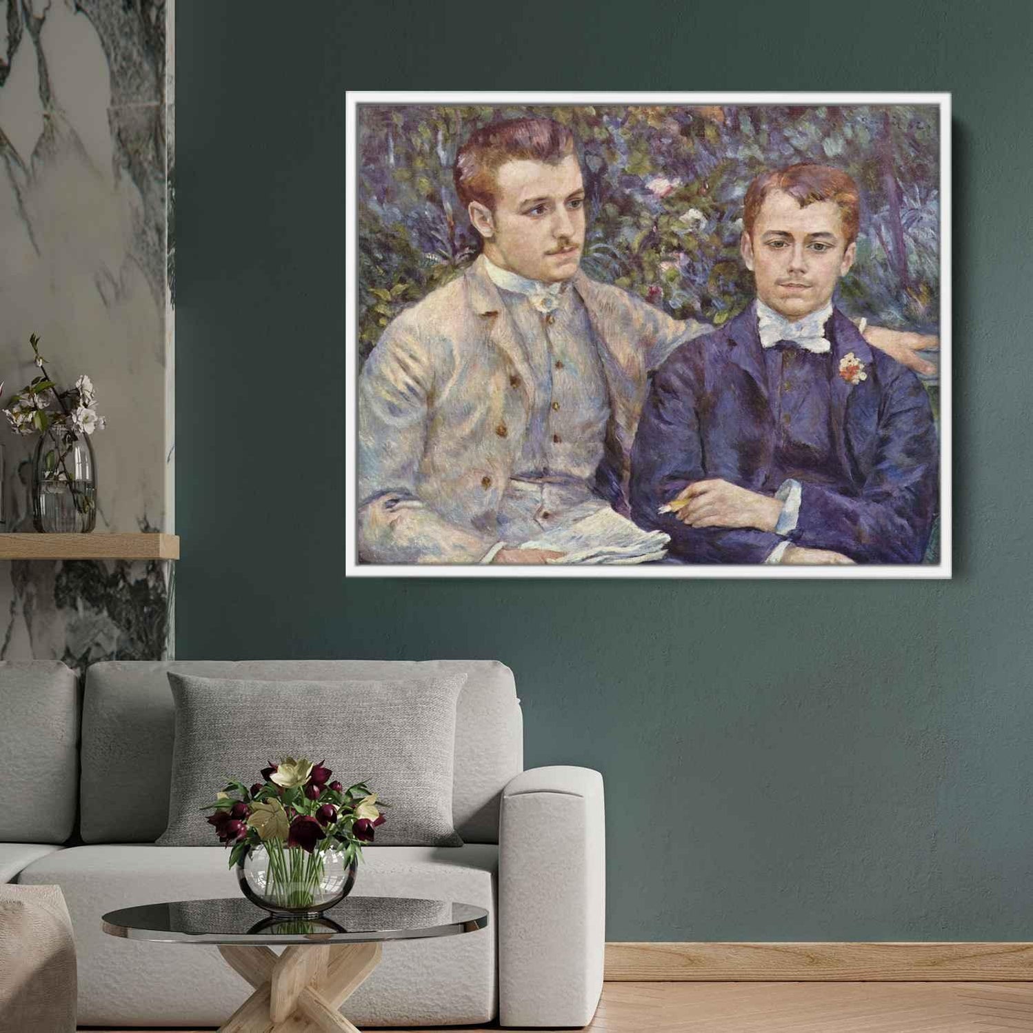 Portrait of Charles and Georges Durand Ruel (1882) by Pierre-Auguste ...