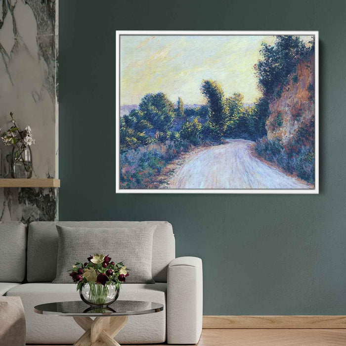 Road near Giverny (1885) by Claude Monet - Canvas Artwork