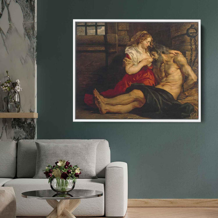 Roman Charity (1612) by Peter Paul Rubens - Canvas Artwork