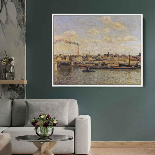 Rouen, Saint Sever, Afternoon by Camille Pissarro - Canvas Artwork