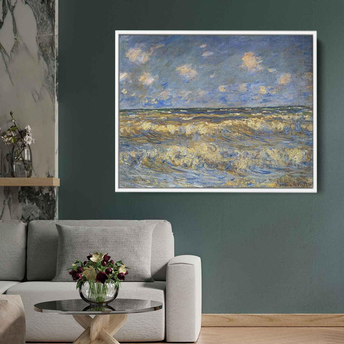 Rough Sea (1881) by Claude Monet - Canvas Artwork