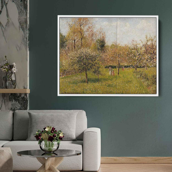 Spring at Eragny by Camille Pissarro - Canvas Artwork