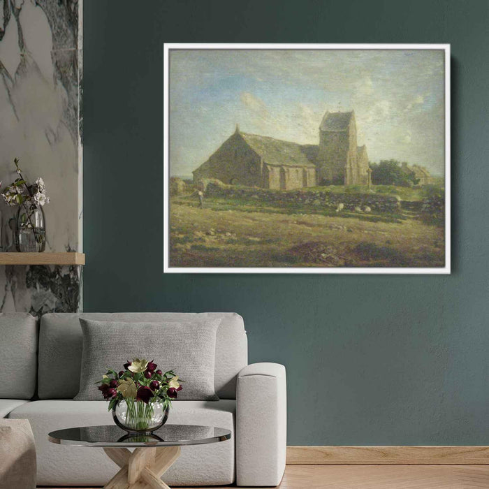 The Church of Greville by Jean-Francois Millet - Canvas Artwork