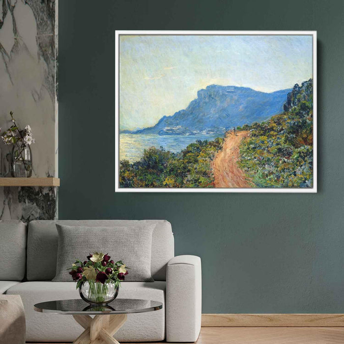 The Corniche of Monaco (1884) by Claude Monet - Canvas Artwork