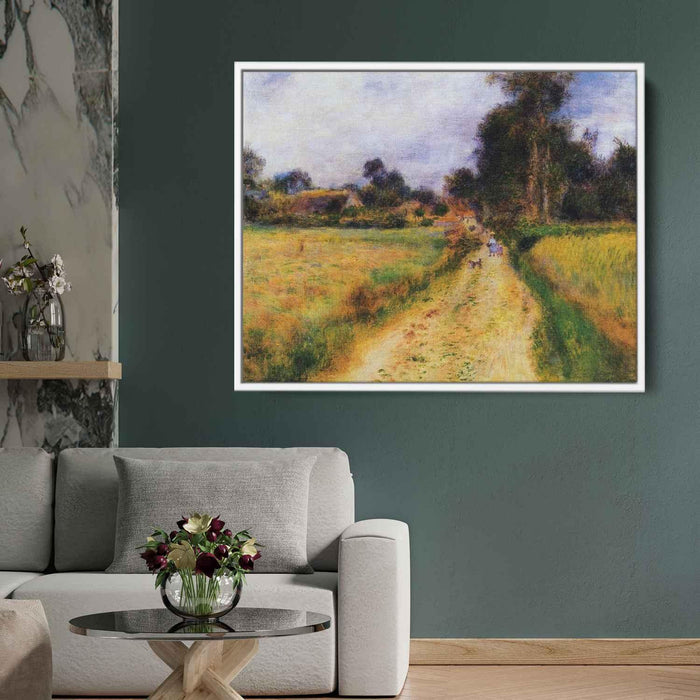 The Farm (1878) by Pierre-Auguste Renoir - Canvas Artwork
