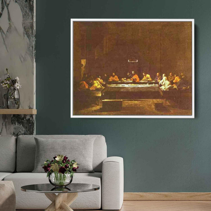 The Last Supper (1649) by Nicolas Poussin - Canvas Artwork