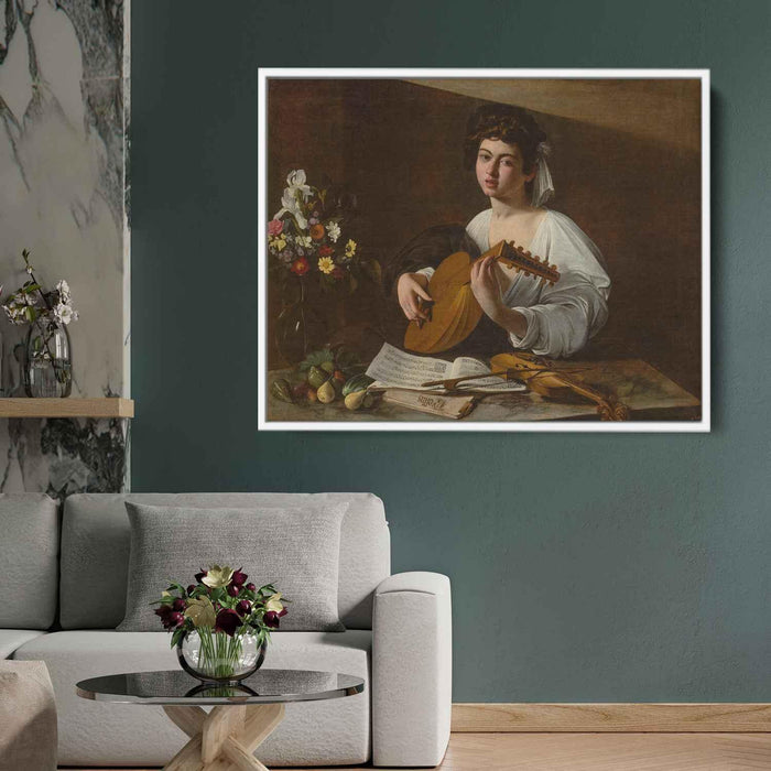 The Lute Player (1596) by Caravaggio - Canvas Artwork