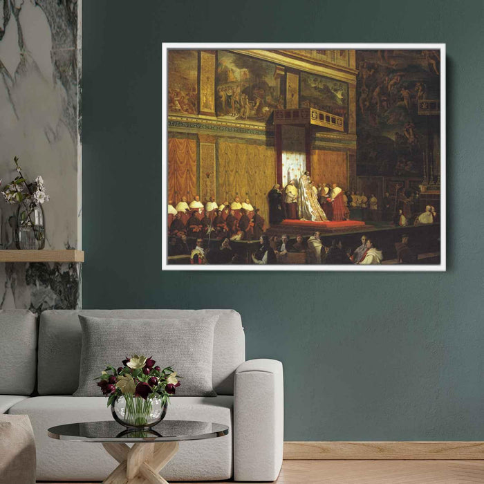 The Sistine Chapel (1814) by Jean Auguste Dominique Ingres - Canvas Artwork