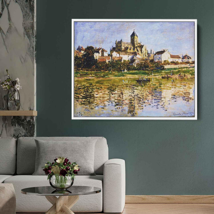 Vetheuil, The Church by Claude Monet - Canvas Artwork