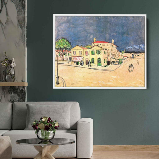 Vincent's House in Arles (The Yellow House) (1888) by Vincent van Gogh - Canvas Artwork