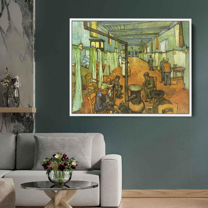 Ward in the Hospital at Arles (1889) by Vincent van Gogh - Canvas Artwork