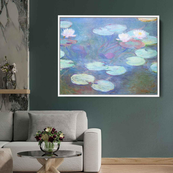 Water Lilies, Pink by Claude Monet - Canvas Artwork