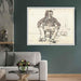 Zouave Sitting, Whole Figure by Vincent van Gogh - Canvas Artwork