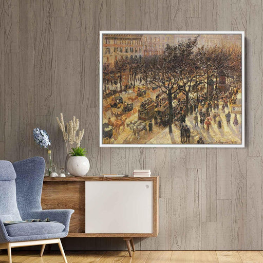Boulevard des Italiens Afternoon (1897) by Camille Pissarro - Canvas Artwork