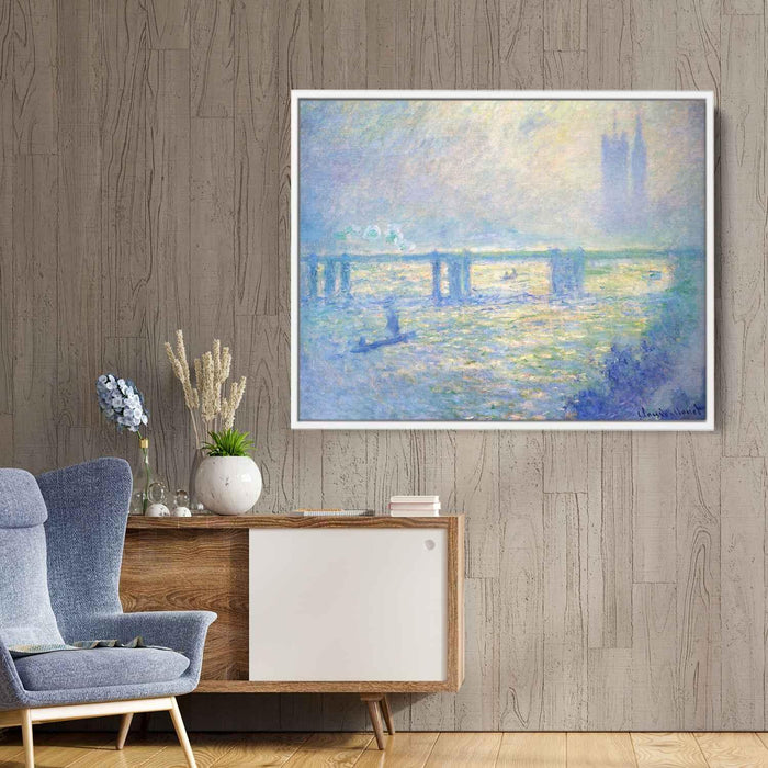 Charing Cross Bridge 03 (1899) by Claude Monet - Canvas Artwork