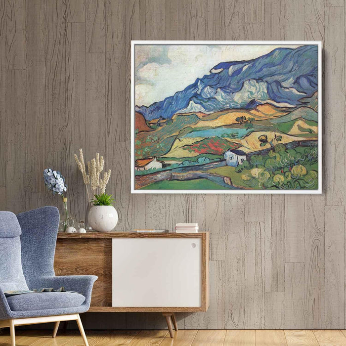 Les Alpilles, Mountain Landscape near South-Reme by Vincent van Gogh - Canvas Artwork