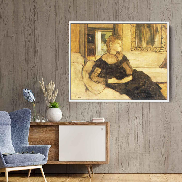 Madame Gobillard, Yves Morisot by Edgar Degas - Canvas Artwork