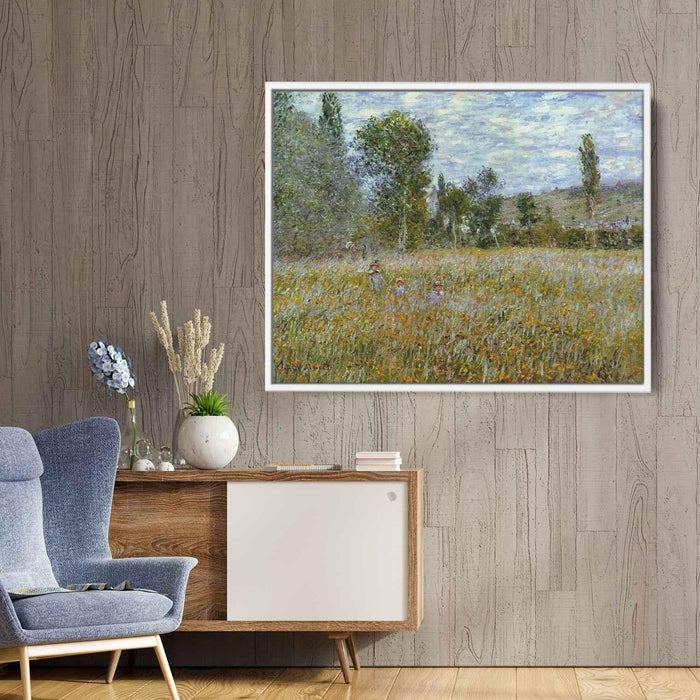 Meadow (1879) by Claude Monet - Canvas Artwork