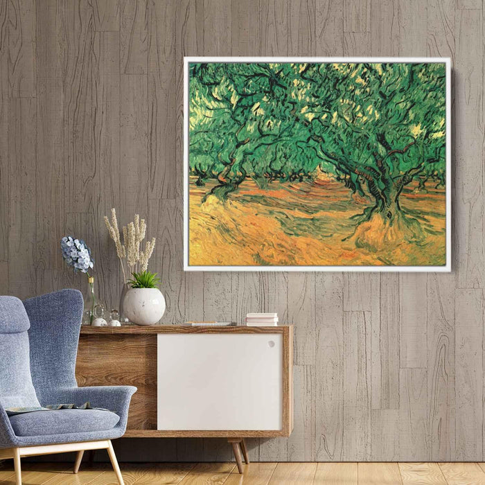 Olive Trees (1889) by Vincent van Gogh - Canvas Artwork