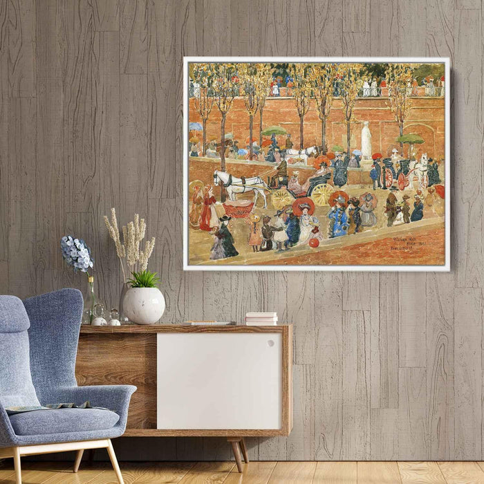 Pincian Hill, Rome (also known as Afternoon, Pincian Hill) by Maurice Prendergast - Canvas Artwork