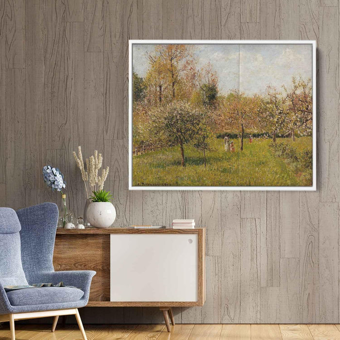 Spring at Eragny by Camille Pissarro - Canvas Artwork