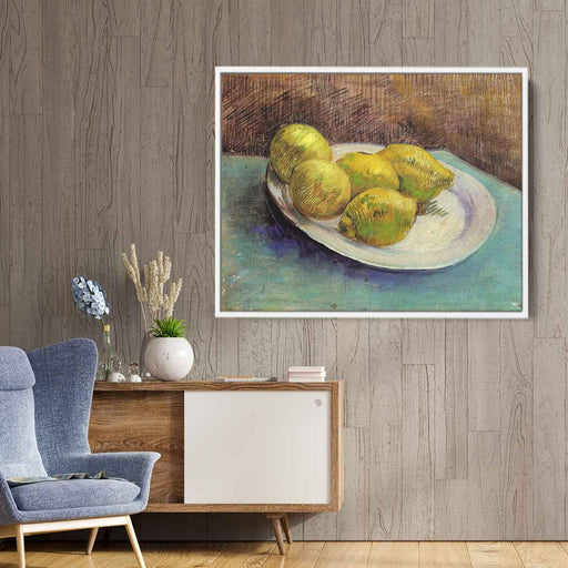 Still Life with Lemons on a Plate (1887) by Vincent van Gogh - Canvas Artwork