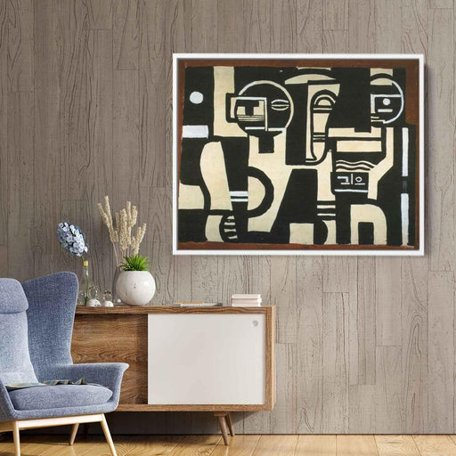 The Creation of the World drawing of curtain of scene (1923) by Fernand Leger - Canvas Artwork