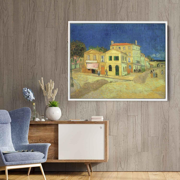 The Yellow House (1888) by Vincent van Gogh - Canvas Artwork
