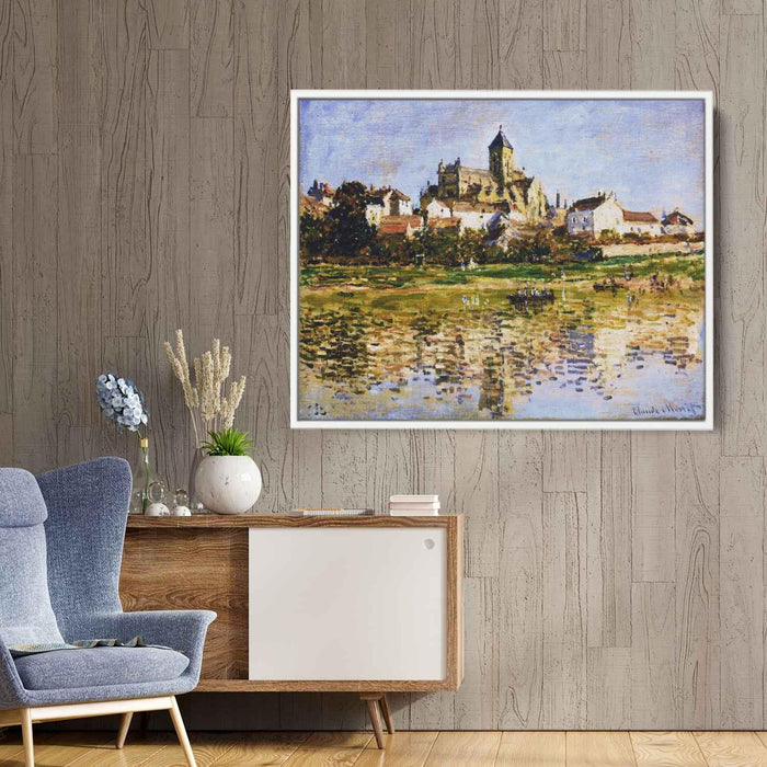 Vetheuil, The Church by Claude Monet - Canvas Artwork