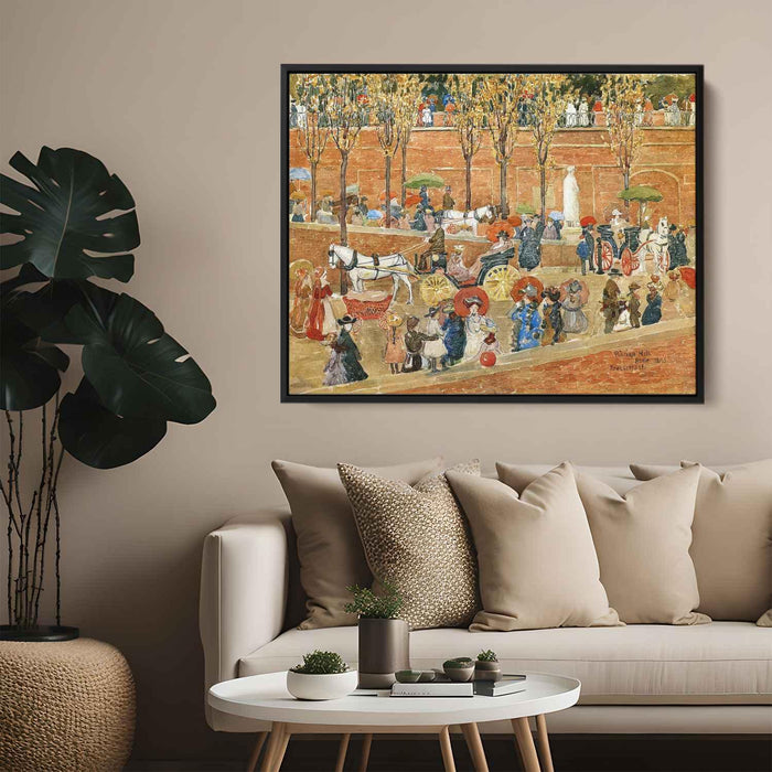 Pincian Hill, Rome (also known as Afternoon, Pincian Hill) by Maurice Prendergast - Canvas Artwork