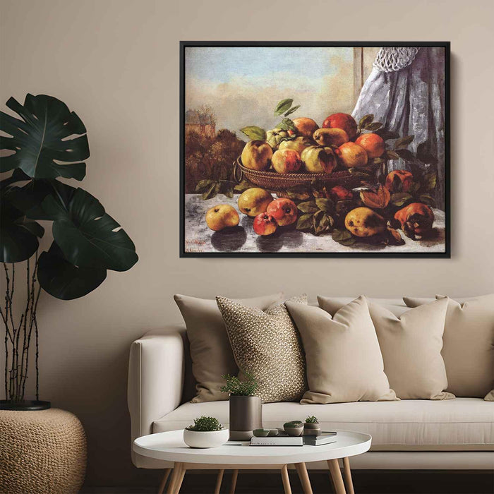 Still Life Fruit (1872) by Gustave Courbet - Canvas Artwork