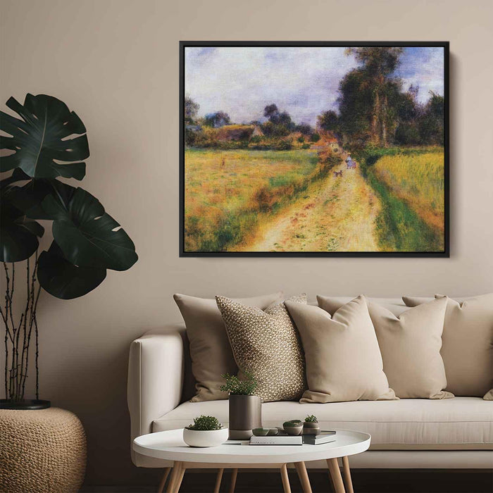 The Farm (1878) by Pierre-Auguste Renoir - Canvas Artwork