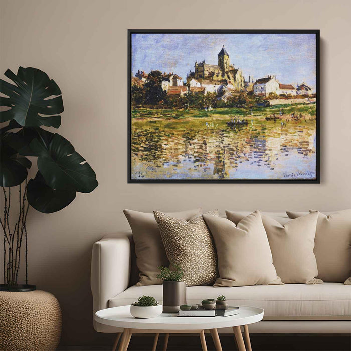 Vetheuil, The Church by Claude Monet - Canvas Artwork