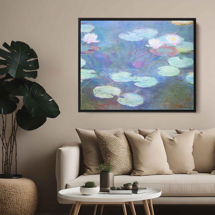 Water Lilies, Pink by Claude Monet - Canvas Artwork