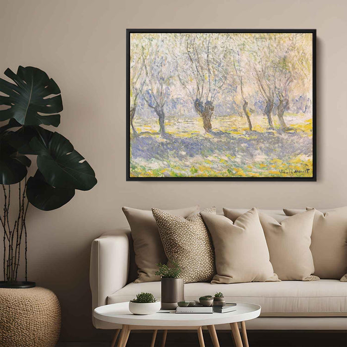 Willows, Giverny by Claude Monet - Canvas Artwork